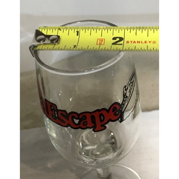 SeaEscape Cruise Collectible Glass Wine Goblet 6" Tall - Picture 8 of 8